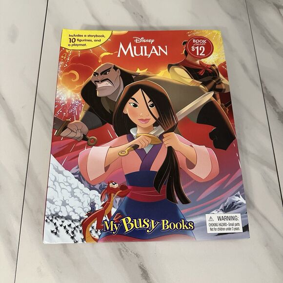 Disney Mulan My Busy Books Playset Figurines Playmat Set 2020 - Picture 1 of 6